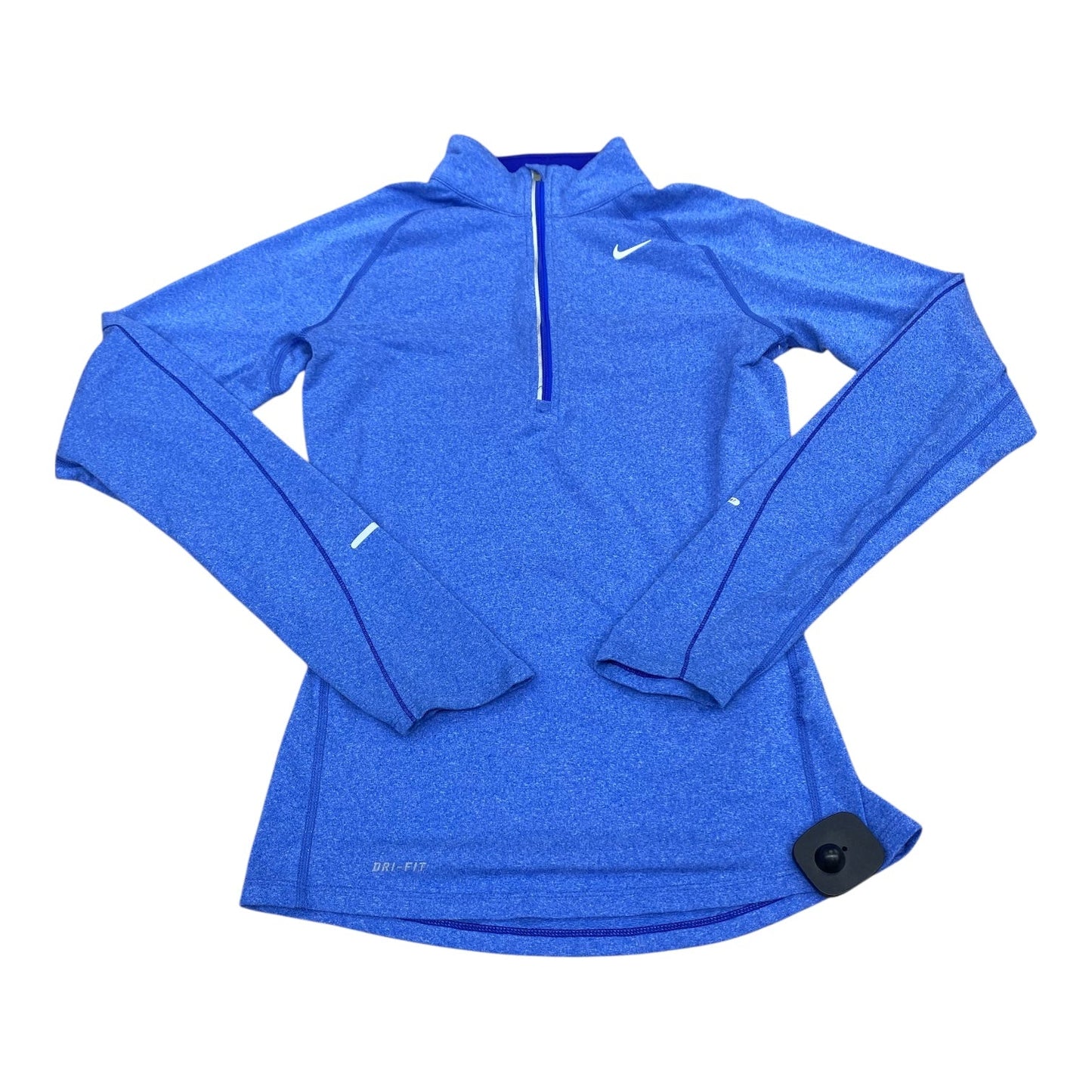 Athletic Top Ls Collar By Nike In Blue, Size:Xs