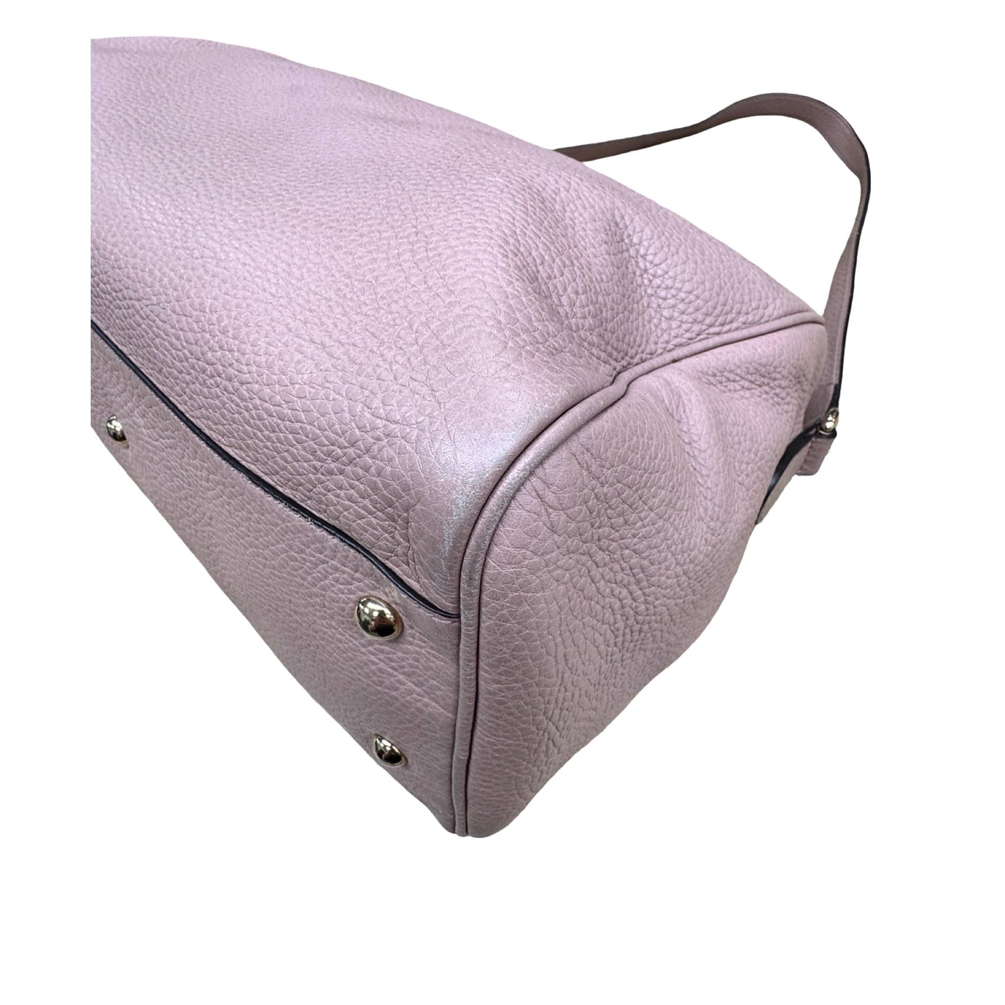 Handbag Luxury Designer By Gucci In Pink, Size:Medium