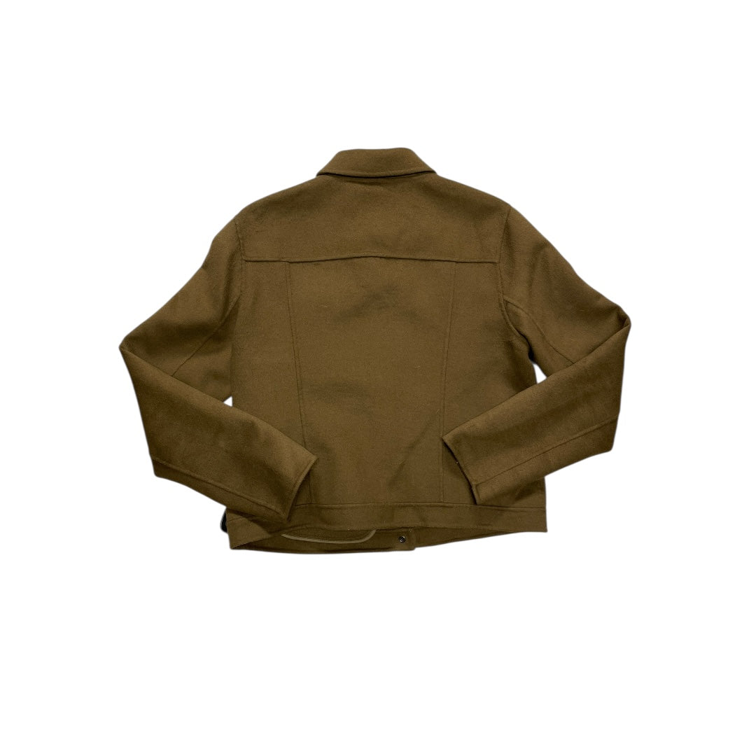 Jacket Shirt By Banana Republic In Green, Size:M