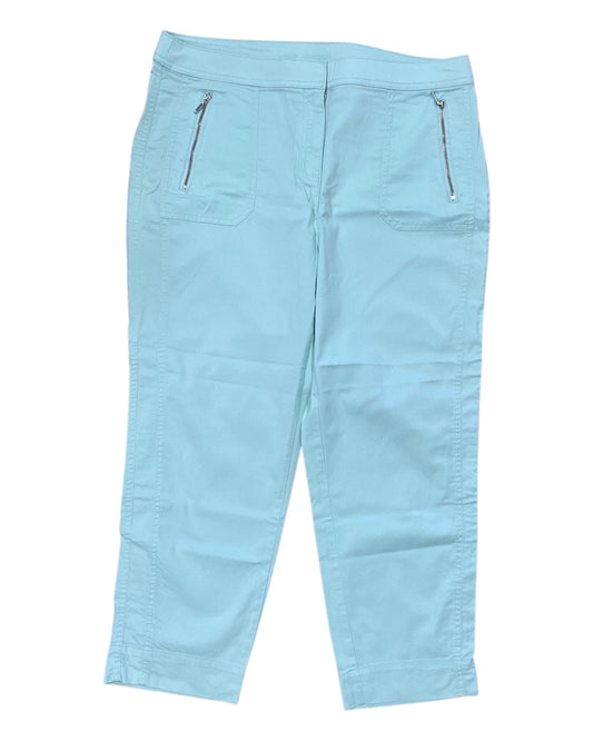 Pants Cropped By Zenergy By Chicos In Green, Size:10