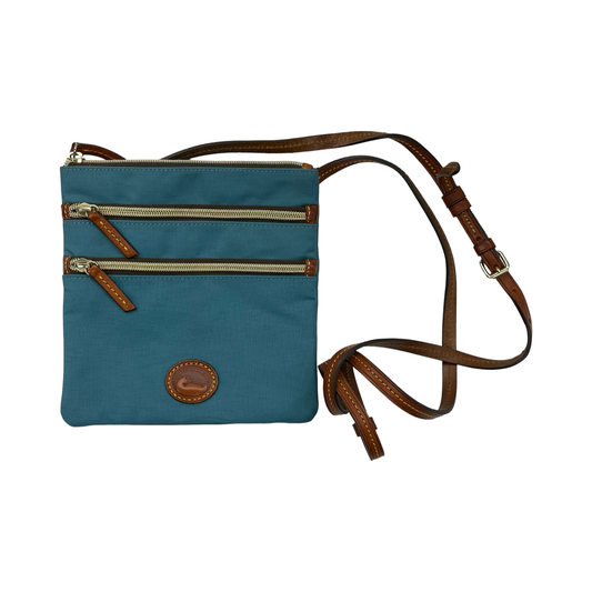 Crossbody Designer By Dooney And Bourke In Blue, Size:Small