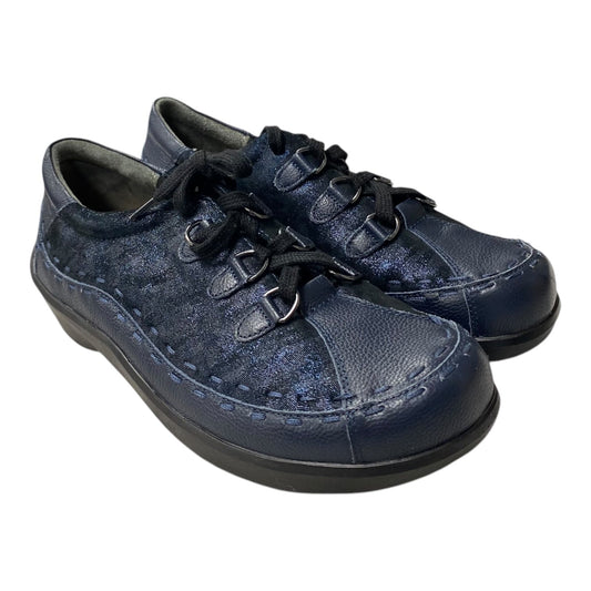 Shoes Flats By Cme In Blue, Size:7.5