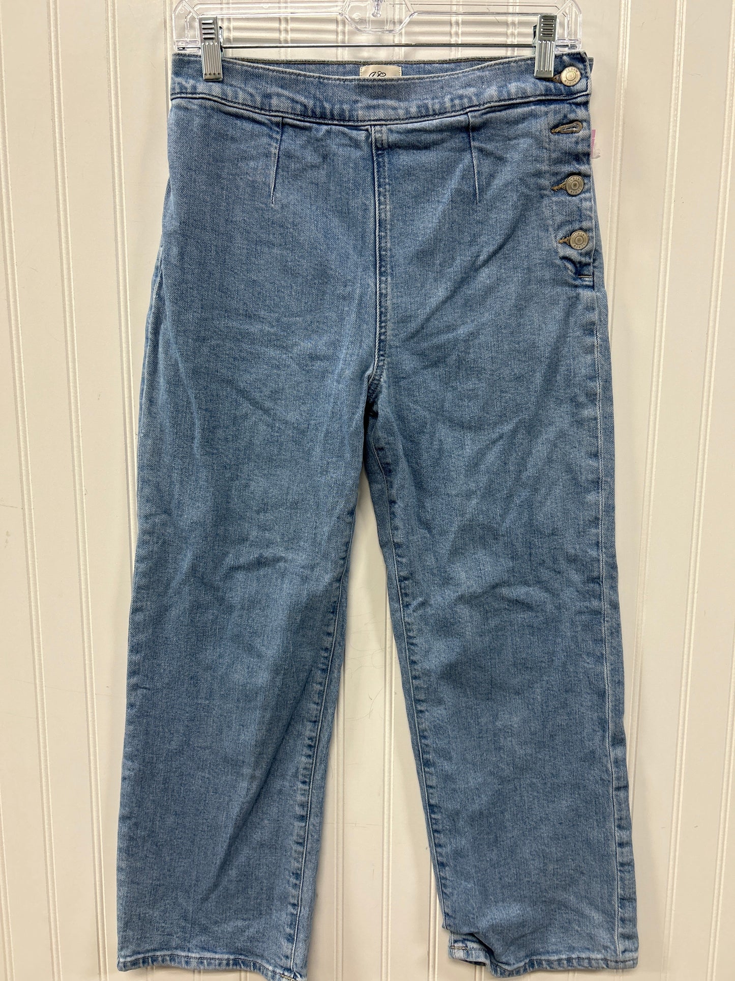 Jeans Straight By J. Crew In Blue Denim, Size:6