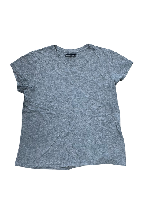 Top Ss Basic By Abercrombie And Fitch In Grey, Size:Xl