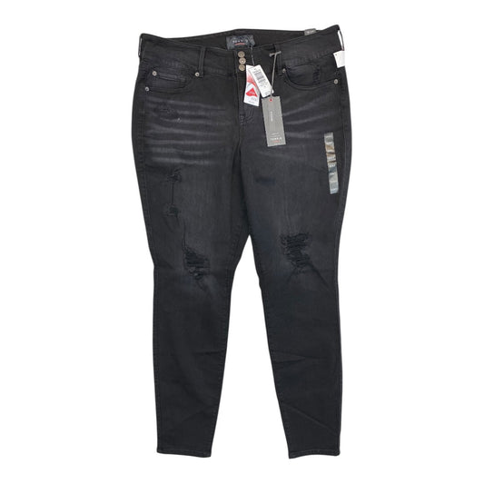 Jeans Skinny By Torrid In Black, Size:22