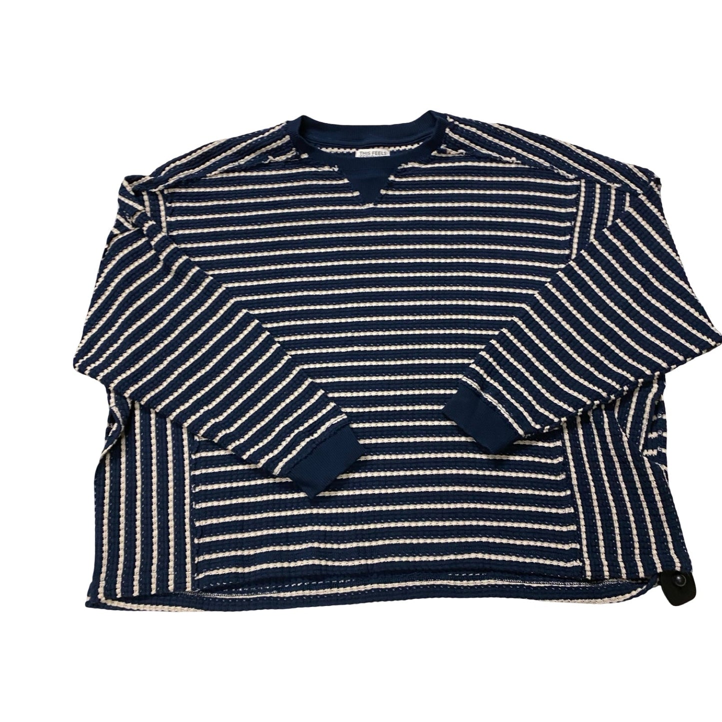Top Ls By American Eagle In Striped Pattern, Size:M