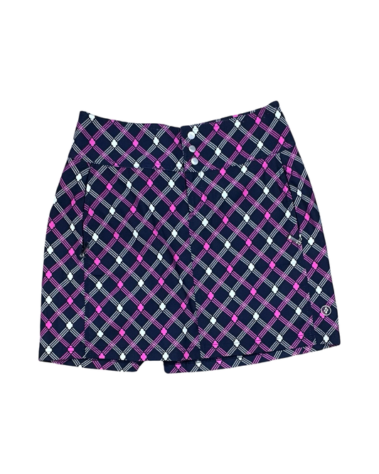 Skort By Jofit In Blue & Pink, Size:Xs