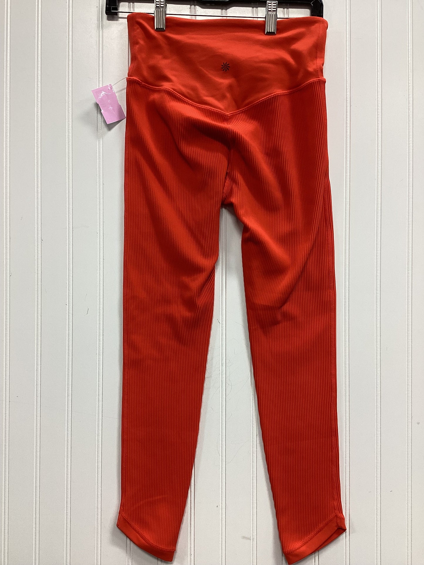 Athletic Leggings By Athleta In Orange, Size:S