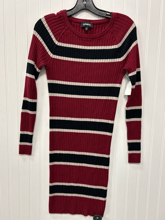 Dress Casual Midi By Express In Red, Size:M