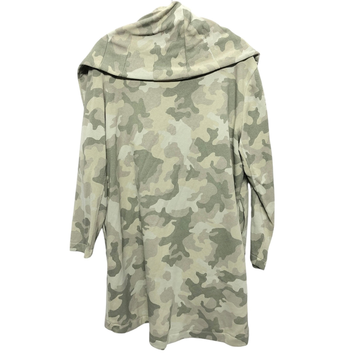 Sweater Cardigan By Olive And Oak In Camouflage Print, Size:L