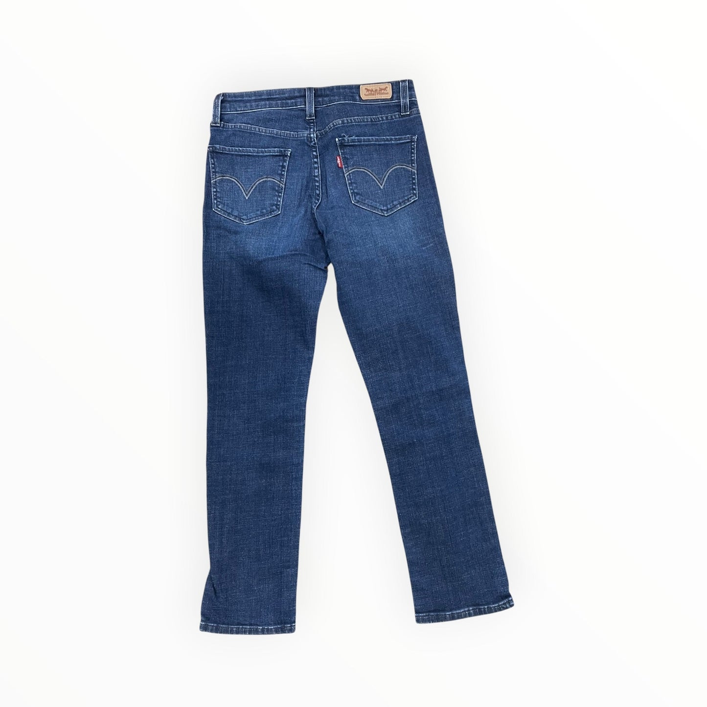 Jeans Skinny By Levis In Blue Denim, Size:4