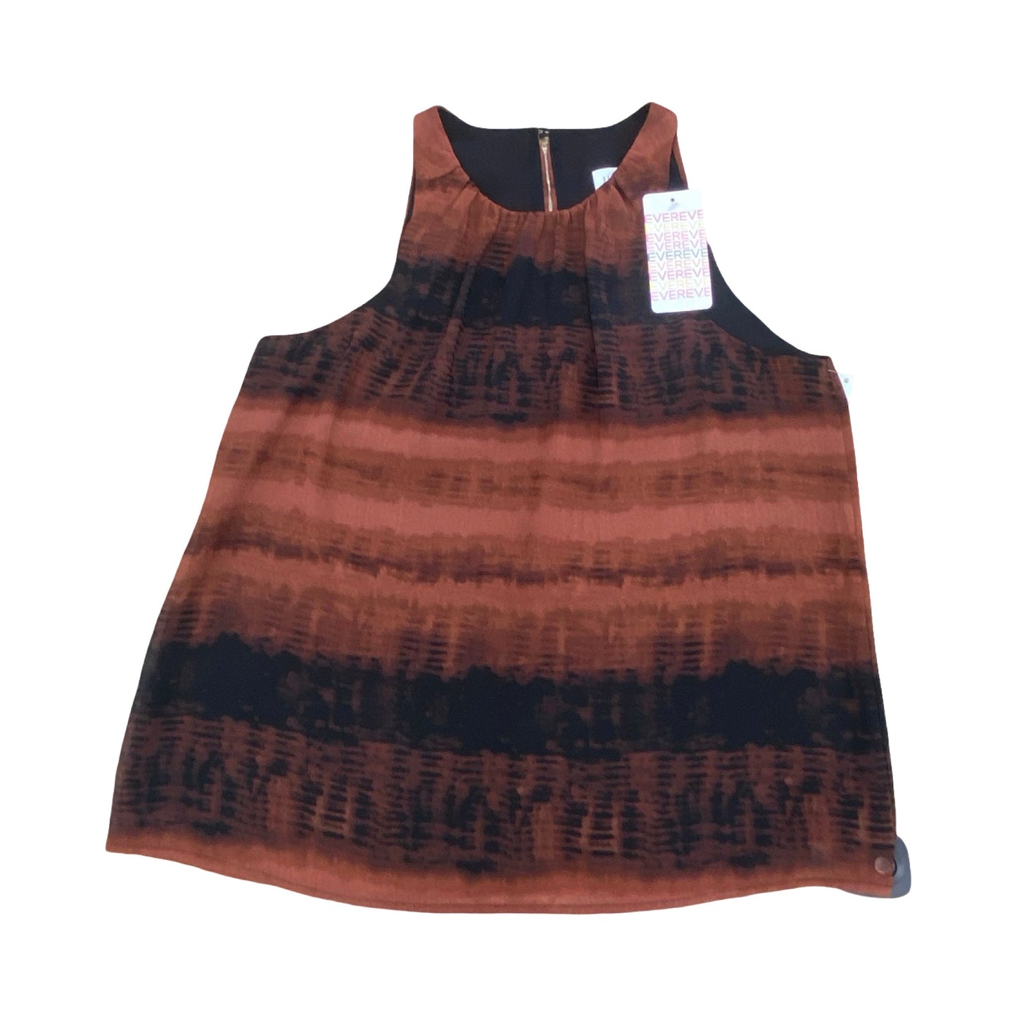 Top Sleeveless By Peyton Jensen In Black & Brown, Size:Xs