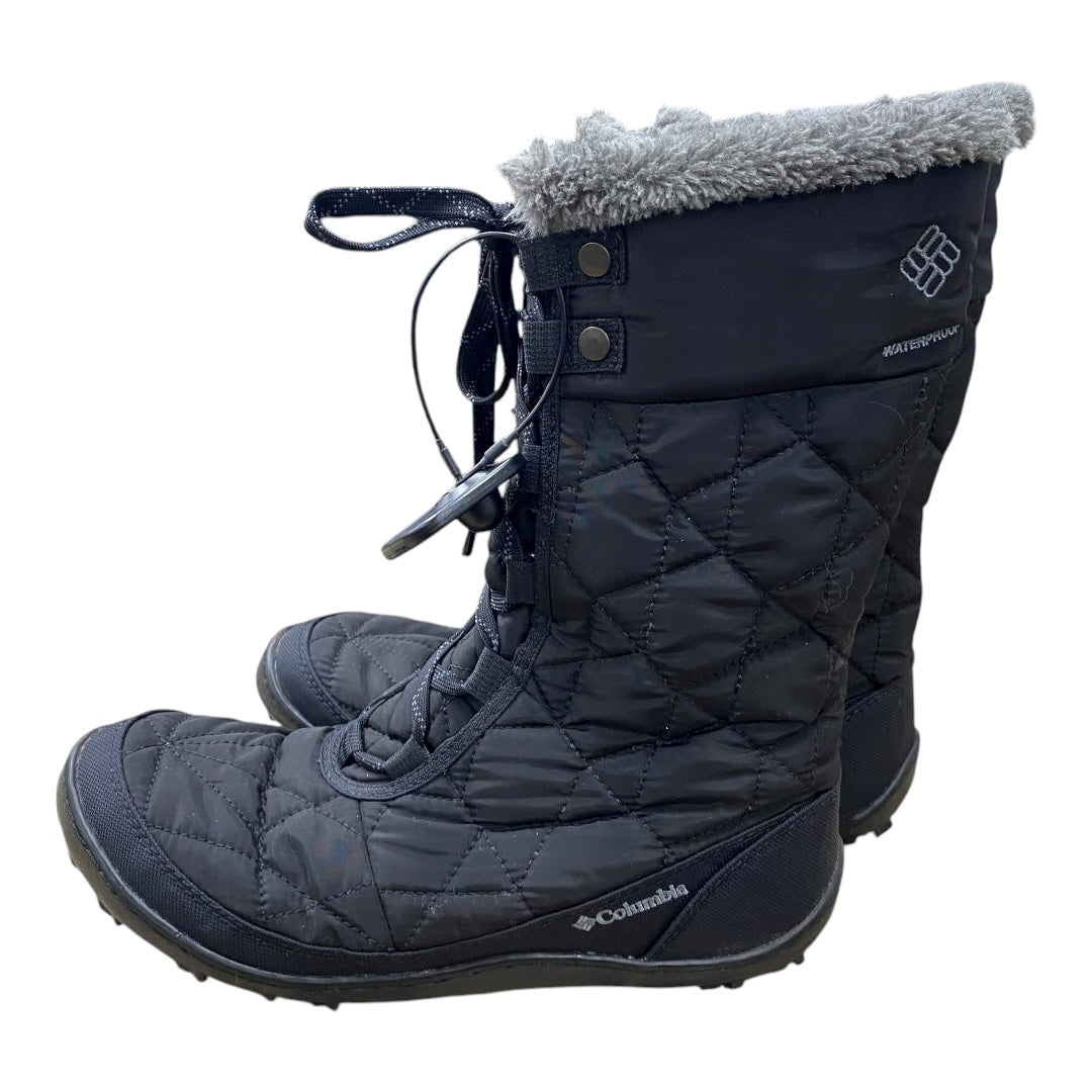 Boots Mid-Calf Flats By Columbia In Black, Size:8.5