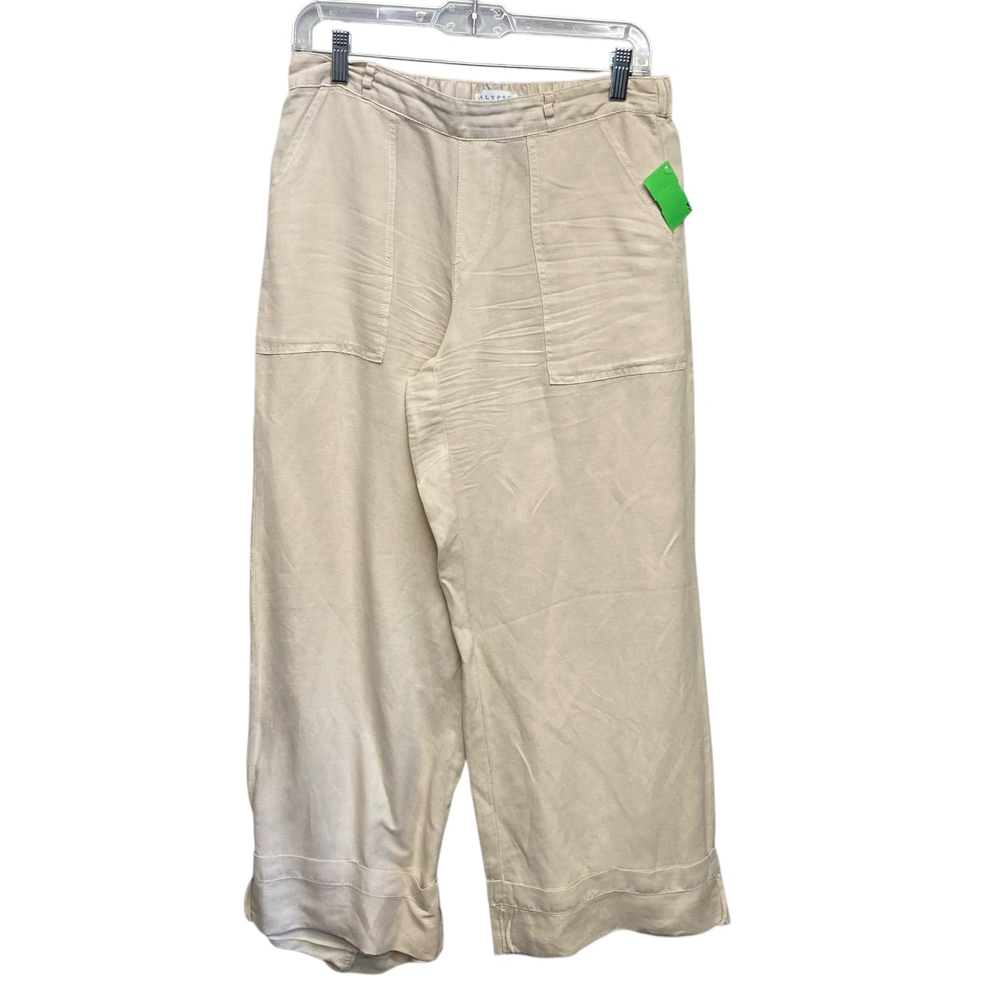Pants Cropped By Calypso St Barth In Beige, Size:6