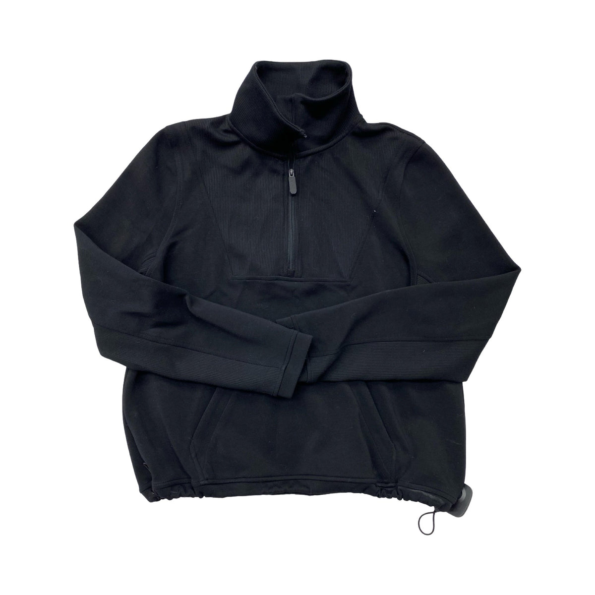 Sweatshirt Collar By Chicos In Black, Size:S