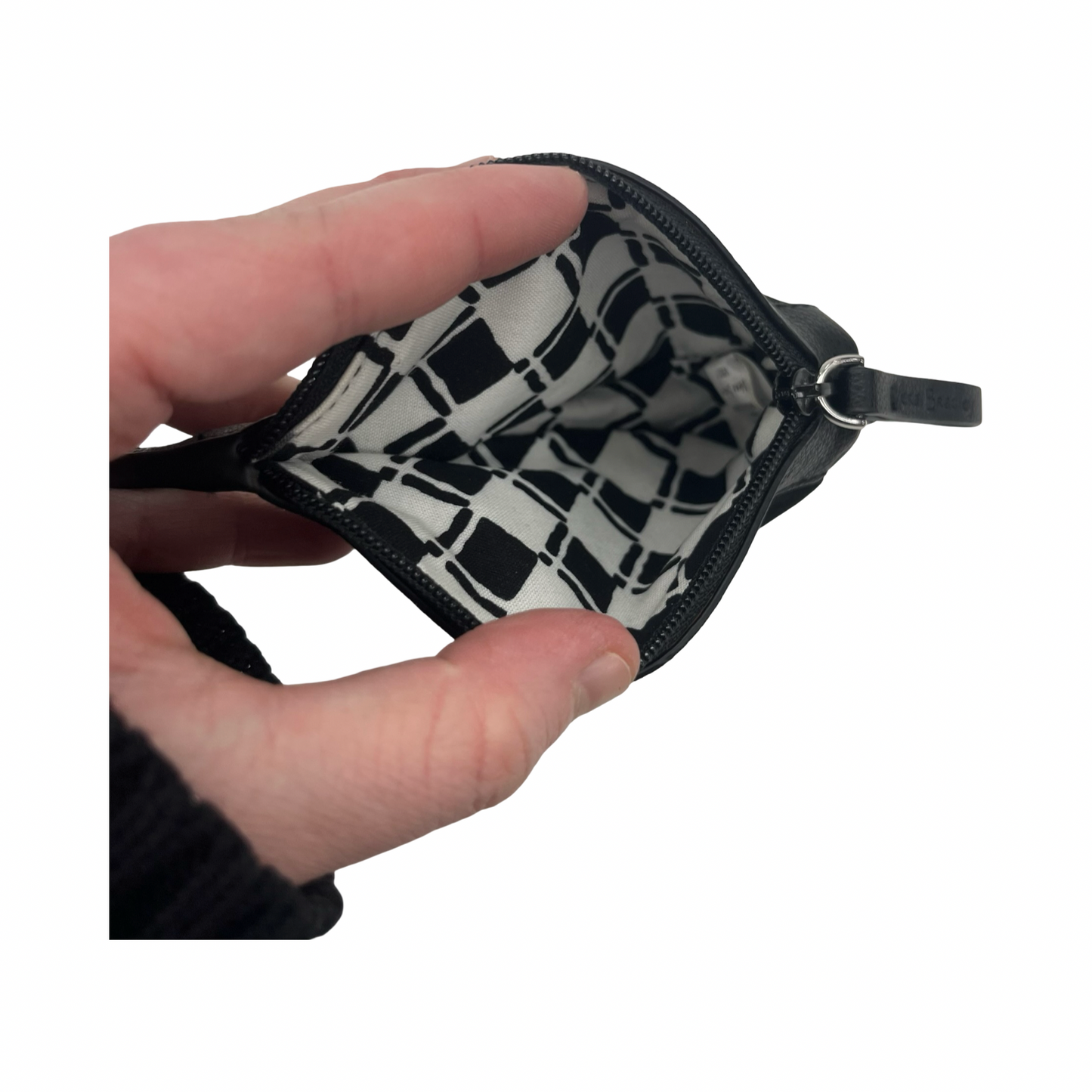 Coin Purse By Vera Bradley In Black & White, Size:Small