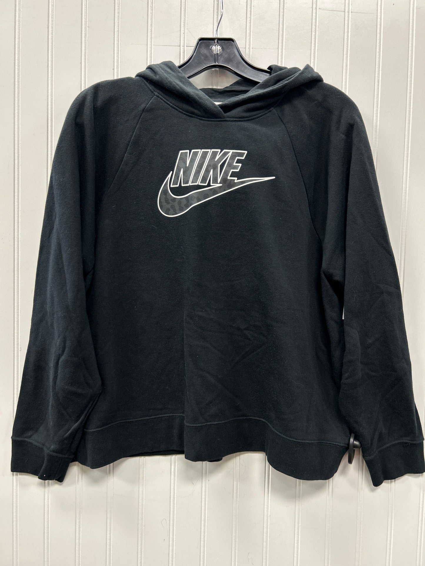 Sweatshirt Hoodie By Nike Apparel In Black, Size:M