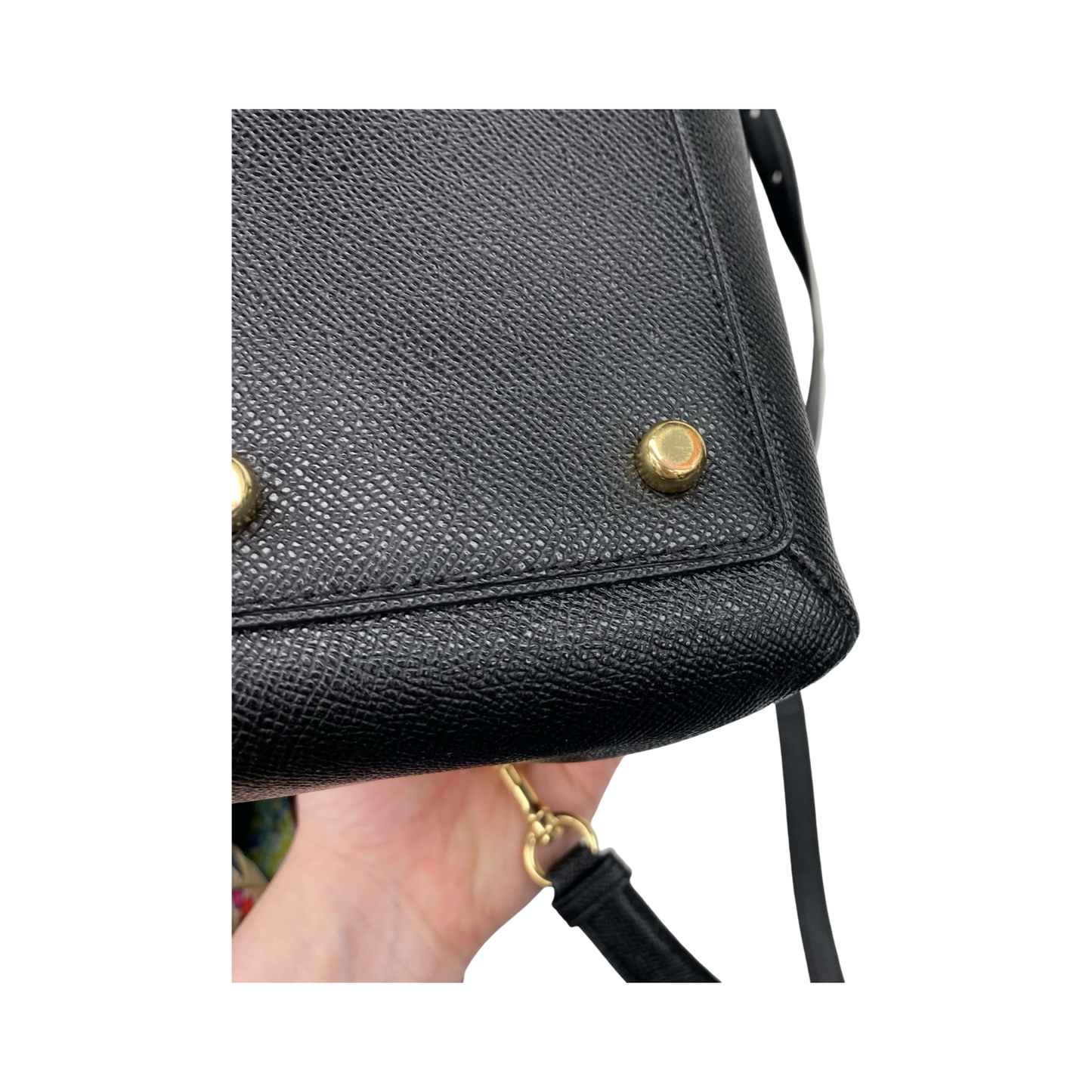 Handbag Designer By Coach In Black, Size:Medium