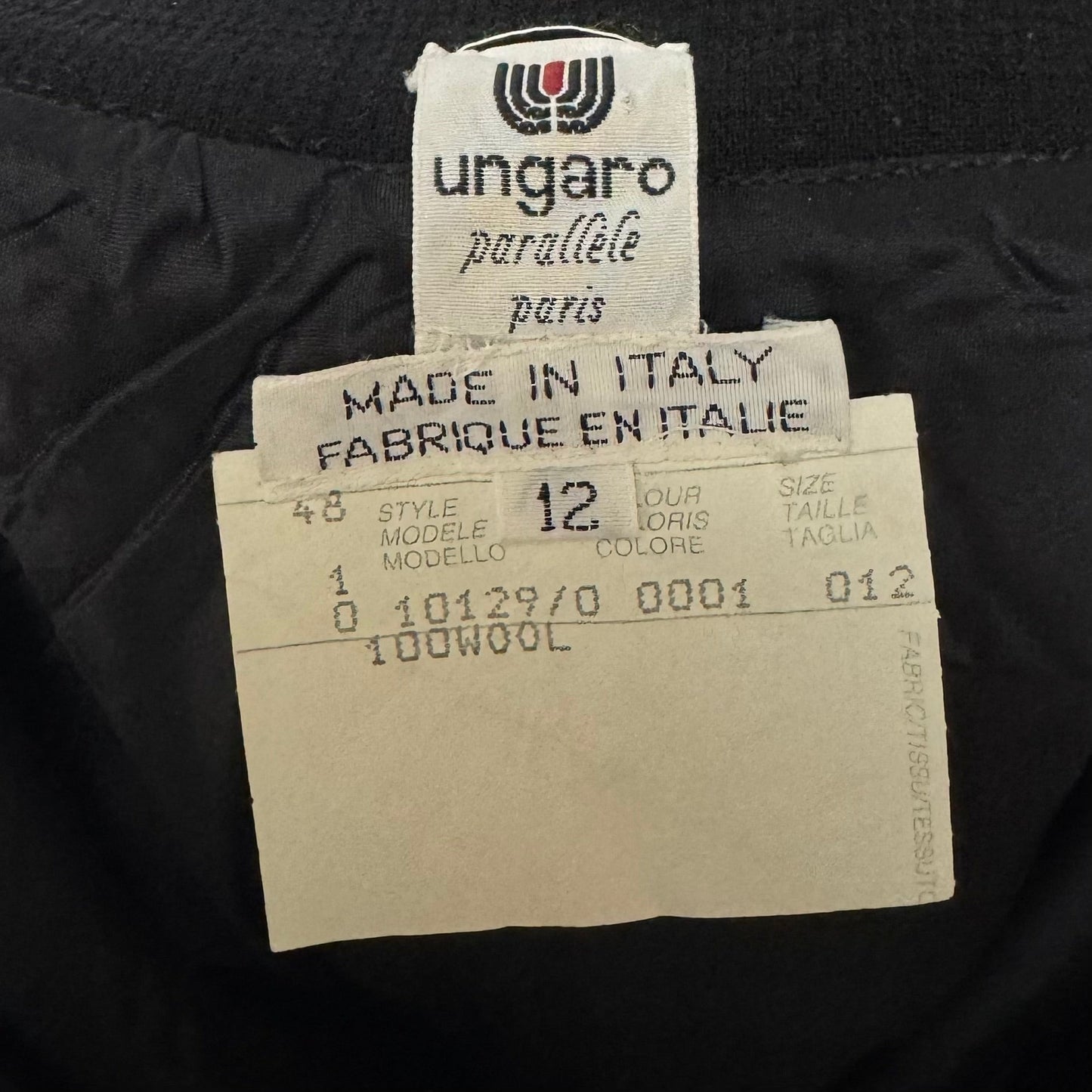 Skirt Midi By Ungaro In Black, Size: 12