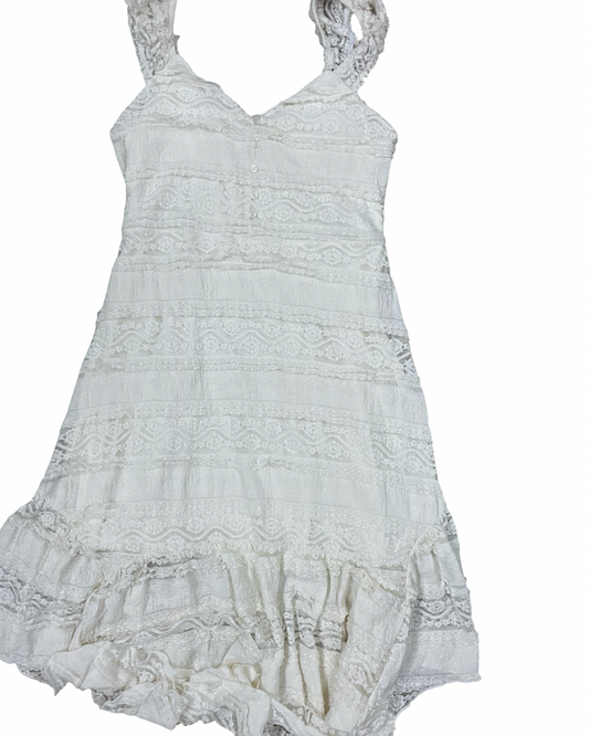 Dress Party Long By Maurices In Cream, Size:L