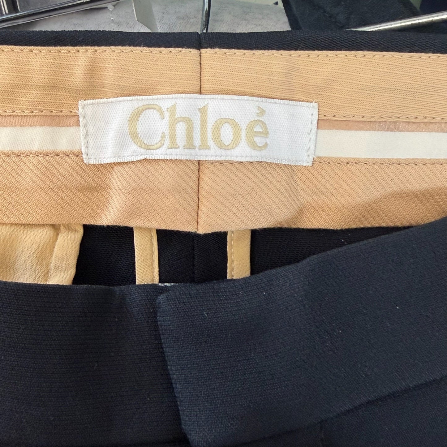 Pants Luxury Designer By Chloe In Black, Size: 6