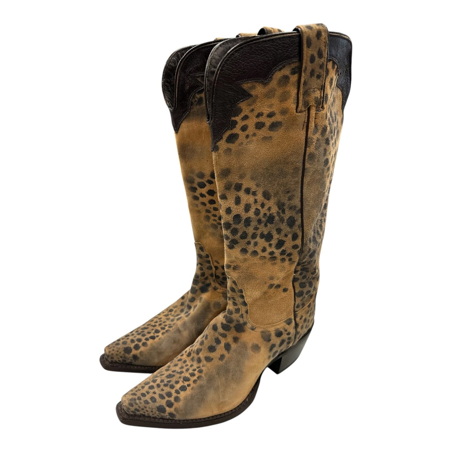 Boots Western By Cma In Animal Print, Size:7