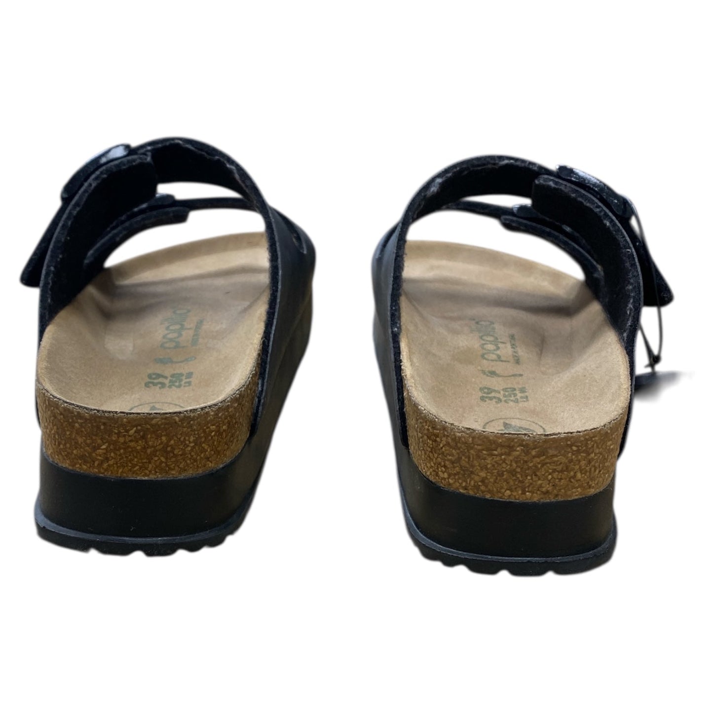 Sandals Designer By Birkenstock In Black, Size:8