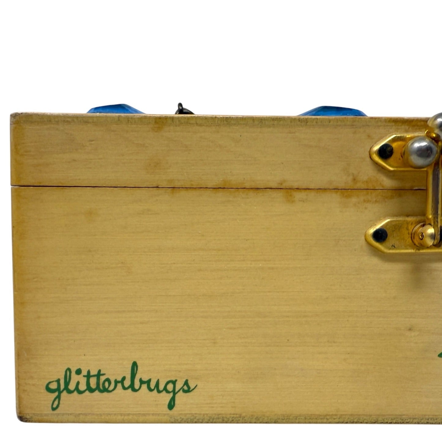 Vintage Collectible 60’s “Glitter Bugs” Wooden Box Bag By Enid Collins Of Texas, Size: Small