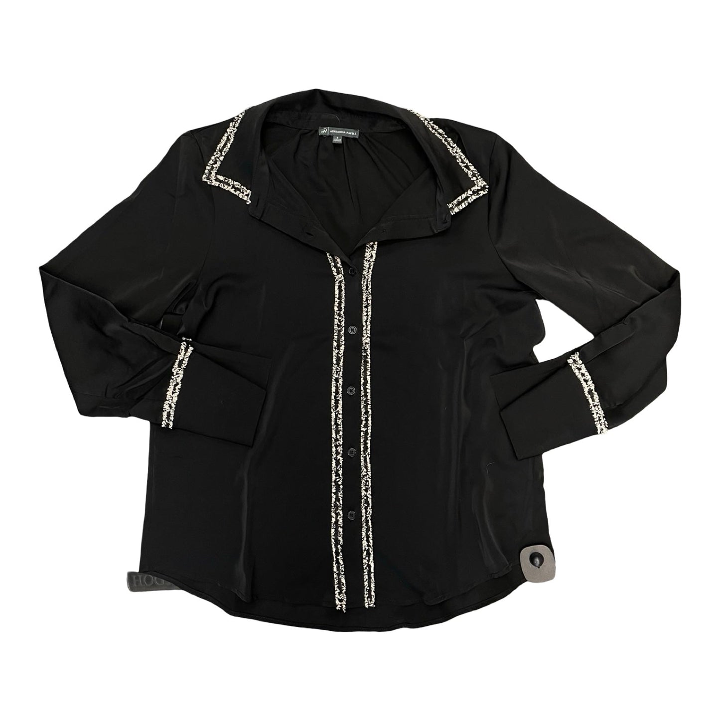 Top Ls By Adrianna Papell In Black, Size:S
