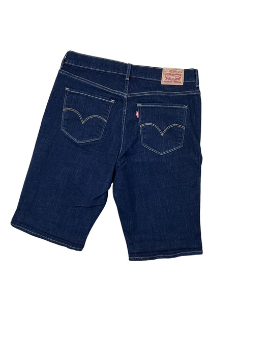 Shorts By Levis In Blue Denim, Size:12