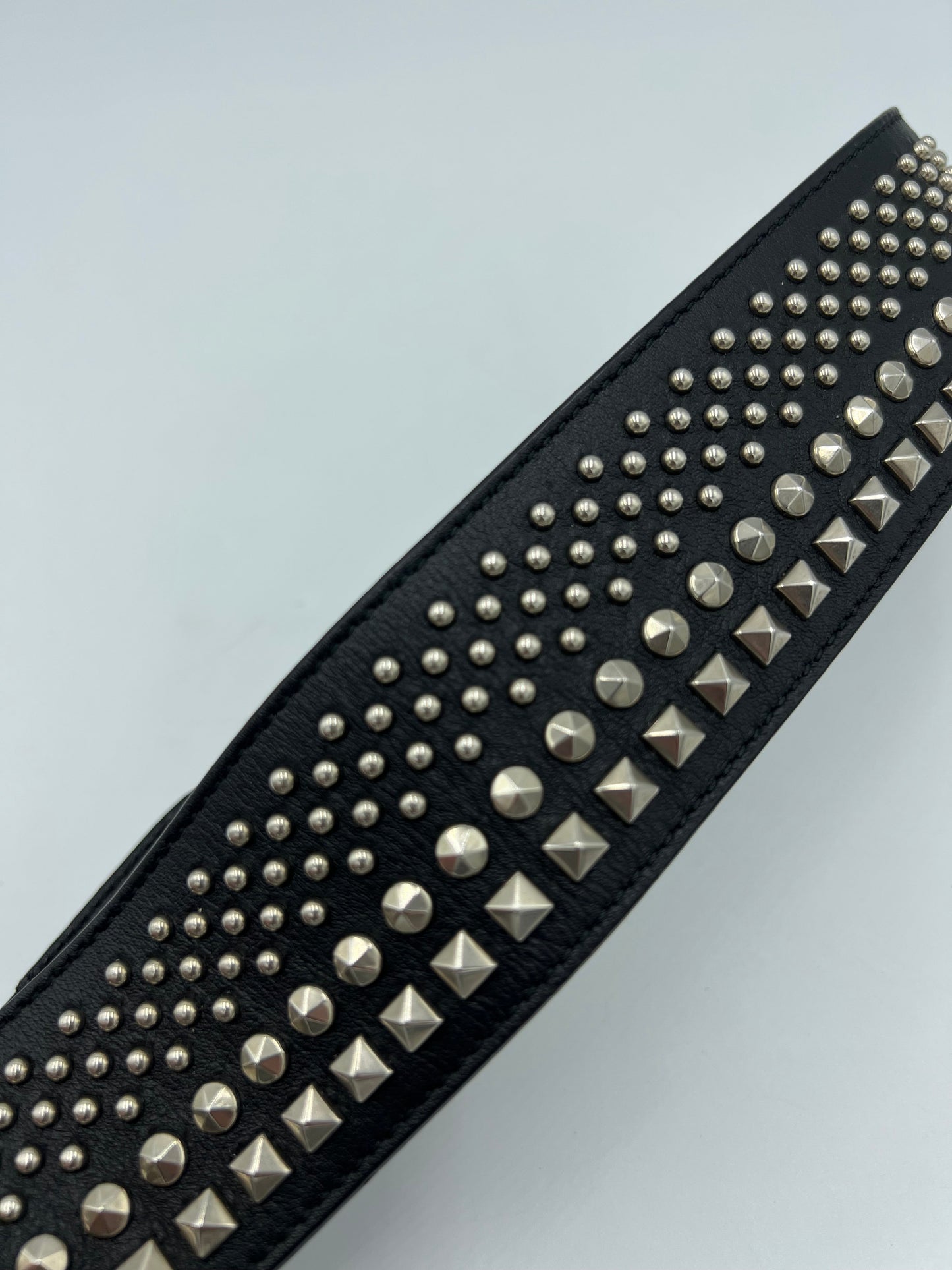 Like New! Gucci Moon Calfskin Studded Designer Belt, Size: Small (75  30)