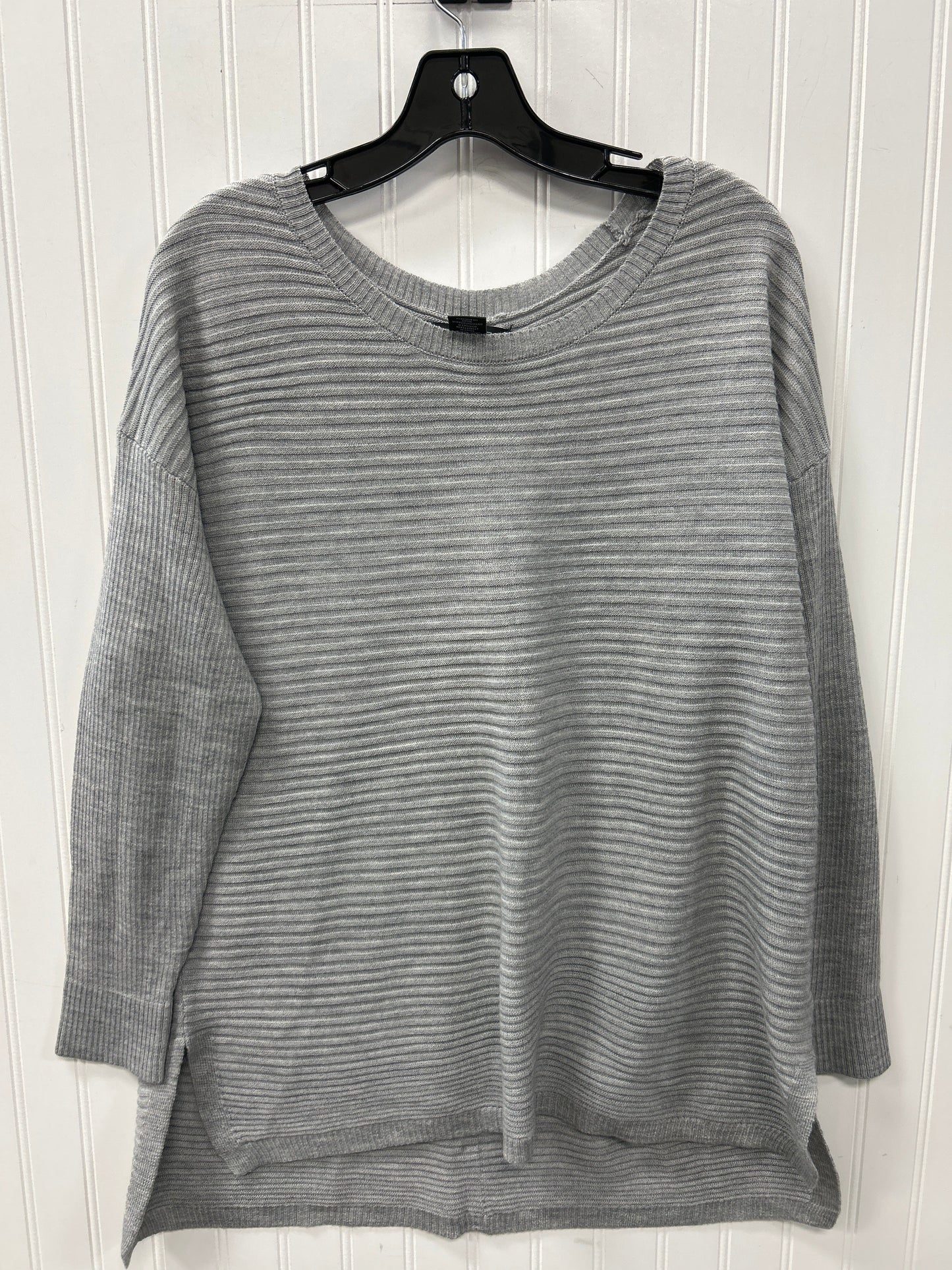 Top Ls By Tahari In Grey, Size:1X