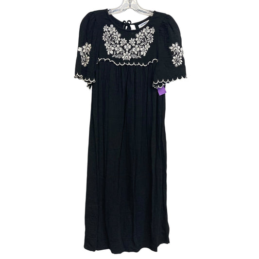 Dress Casual Midi By Old Navy In Black & White, Size:Xs