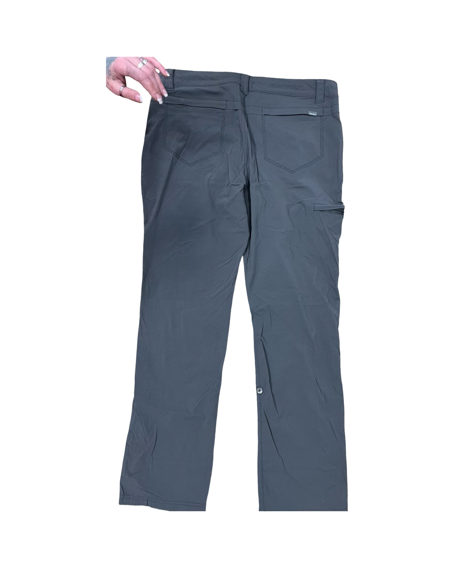 Pants Cargo & Utility By Eddie Bauer In Grey, Size:12