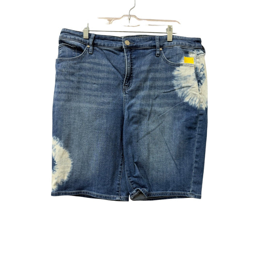Shorts By Chicos In Blue Denim, Size:16