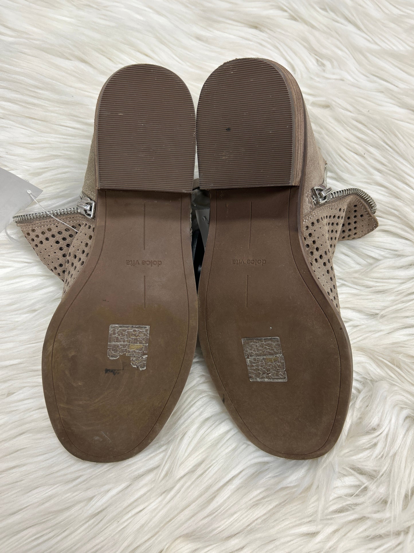 Boots Ankle Flats By Dolce Vita In Tan, Size:7