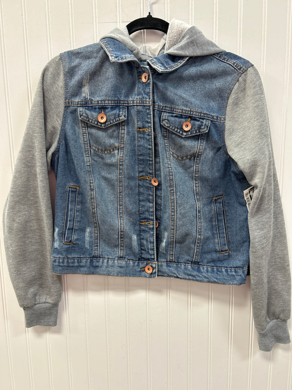 Jacket Denim By Ci Sono In Blue Denim, Size:L