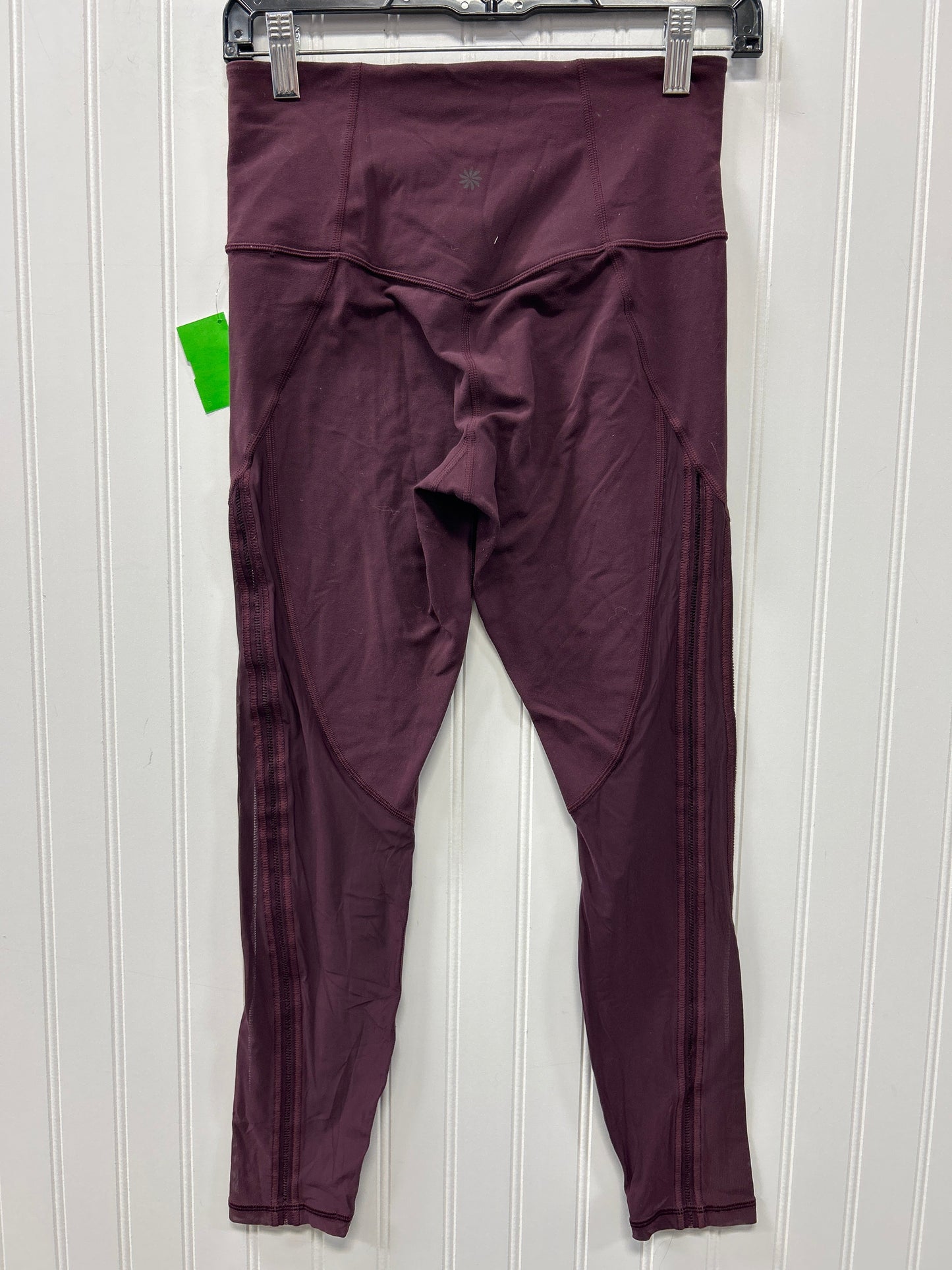 Athletic Leggings By Athleta In Purple, Size:S