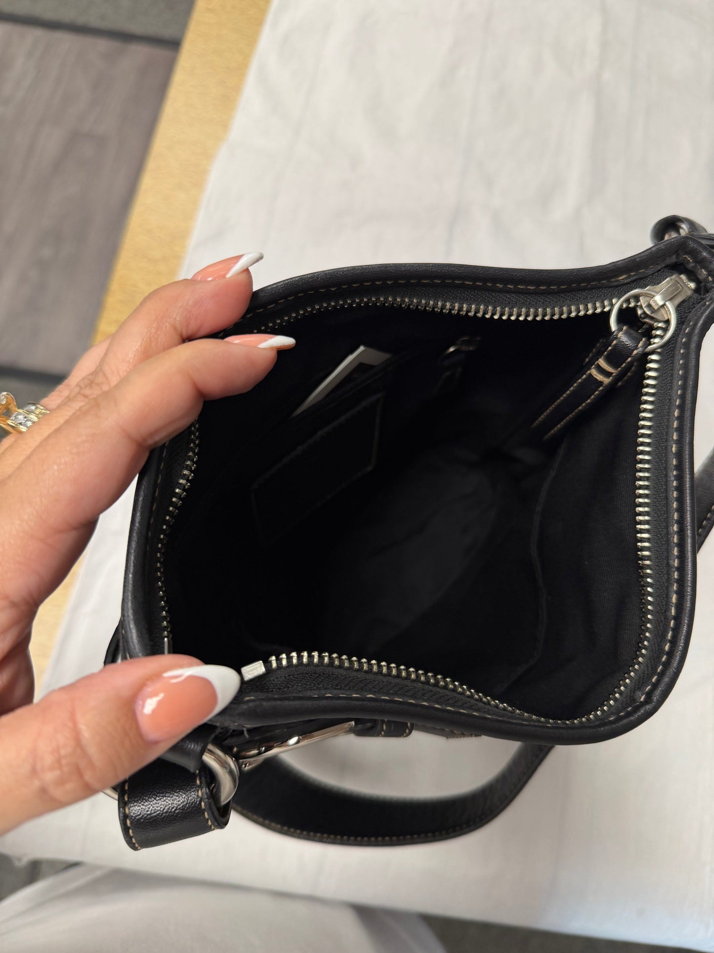 Crossbody Designer By Coach In Black, Size:Medium