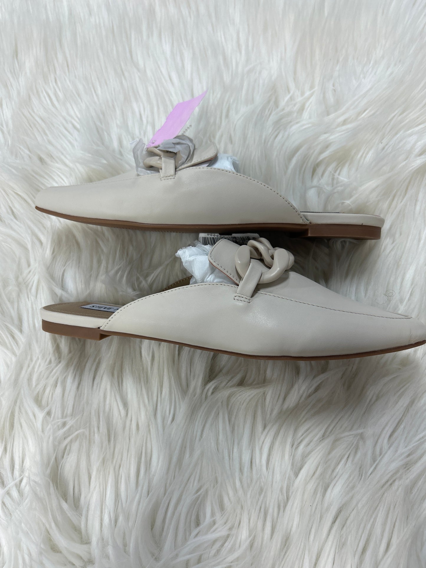 Shoes Flats By Steve Madden In Cream, Size:8