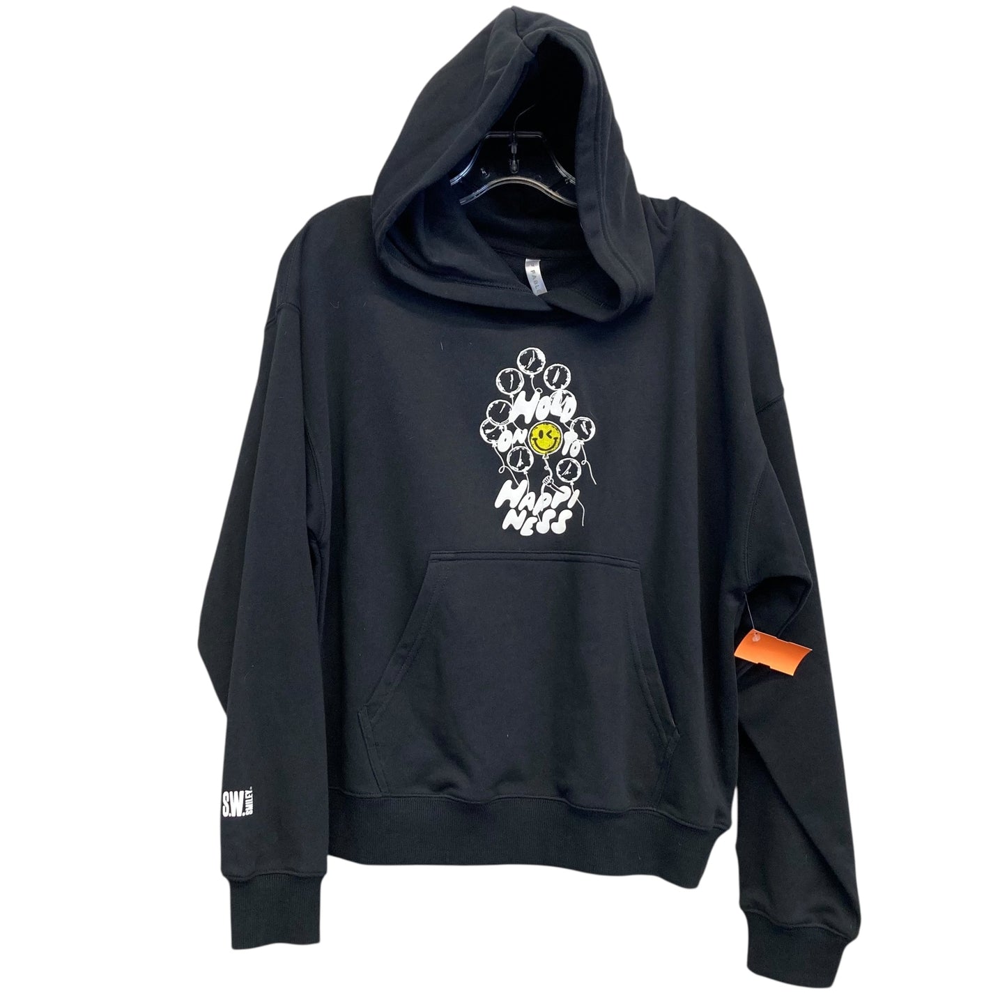 Athletic Sweatshirt Hoodie By Fabletics In Black, Size:M