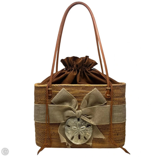 Charlotte- Fluffy Bow - Gold Charm Bag By Lisi Lerch Bosom Buddy Bags, Size: Large