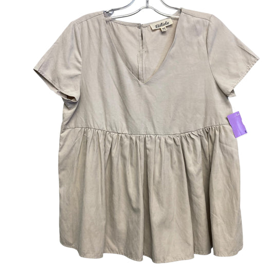 Top Ss By Listicle In Beige, Size:Xs
