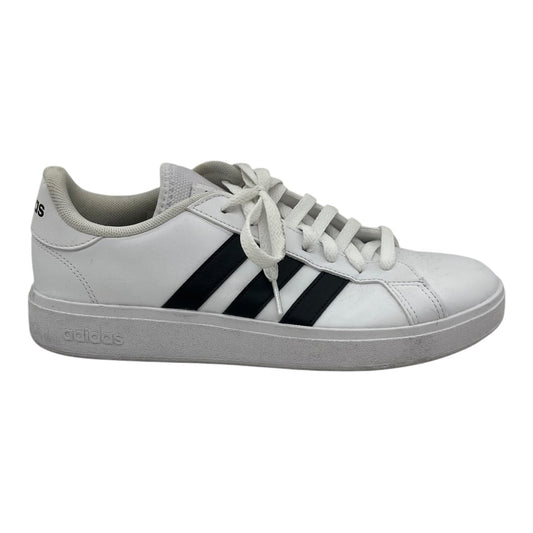 Shoes Sneakers By Adidas In White & Yellow, Size:9