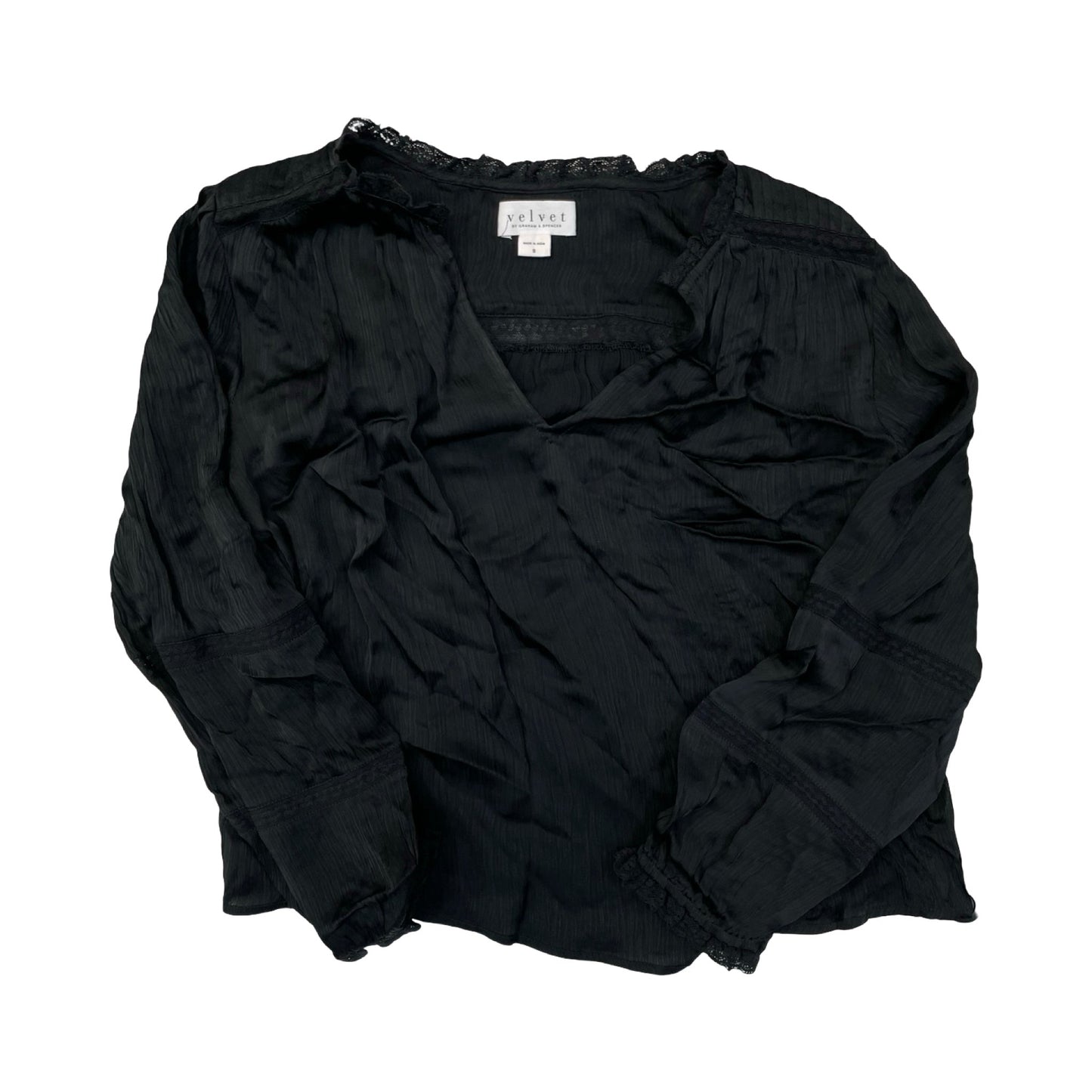 Top Ls By Velvet By Graham & Spencer In Black, Size:S