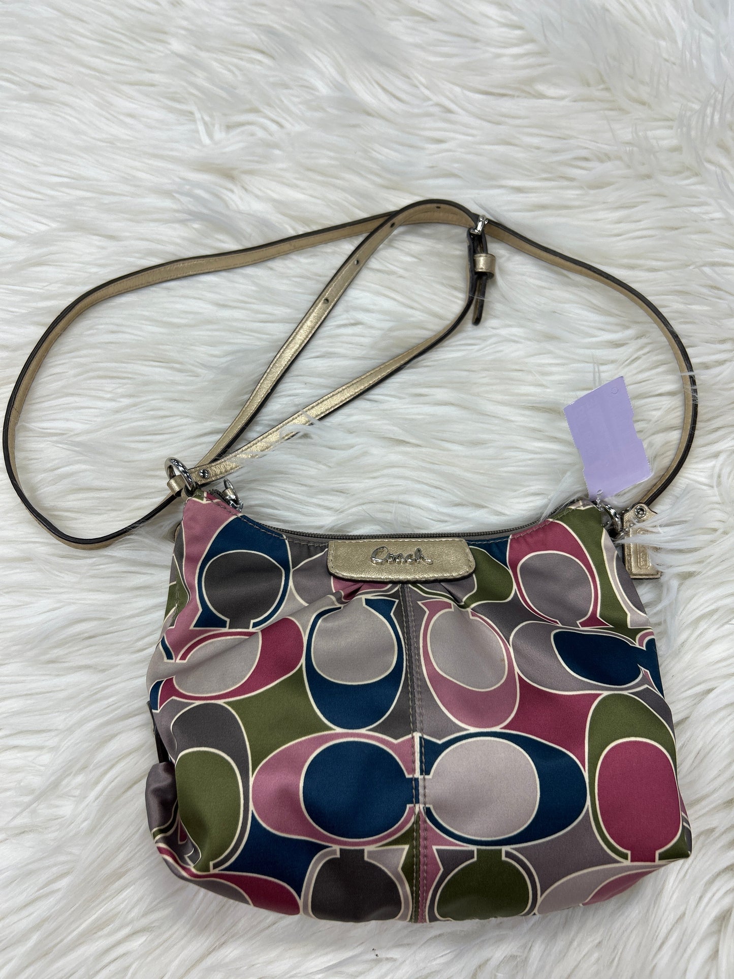 Crossbody Designer By Coach In Multi, Size:Small