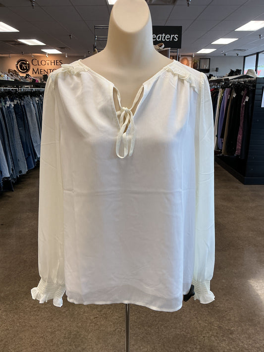 Top Ls By J. Crew In Cream, Size:M