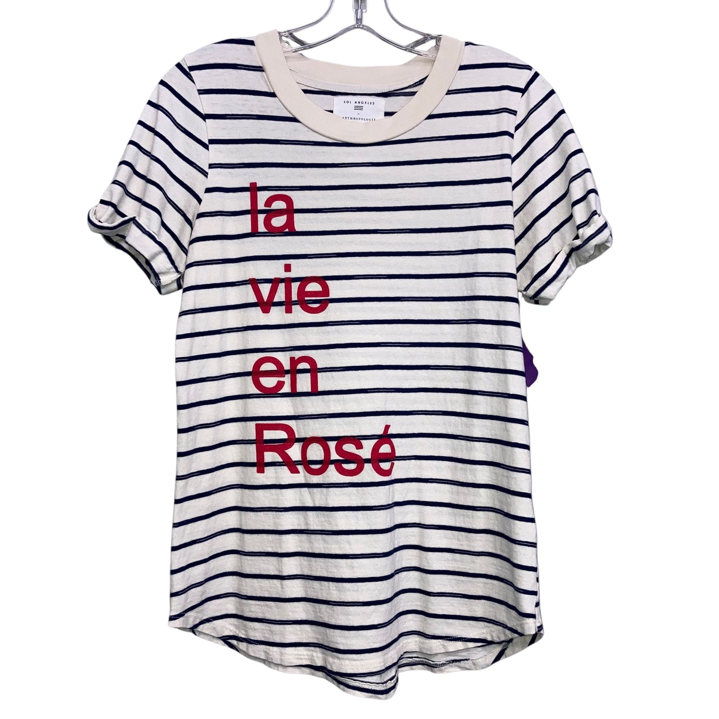 Top Ss By Anthropologie In Striped Pattern, Size:S