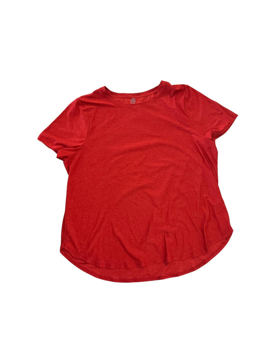 Athletic Top Ss By Beyond Yoga In Red, Size:2X