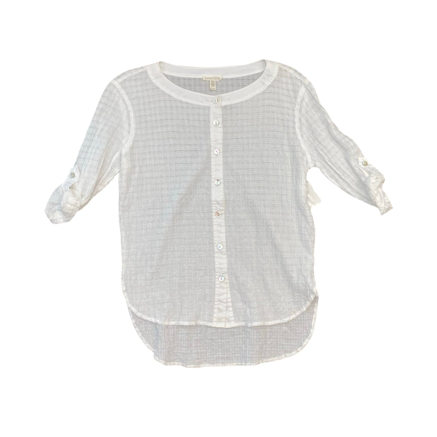 Top Ls Designer By Eileen Fisher In White, Size:Sp
